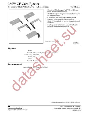 7E50-B316-04 datasheet  